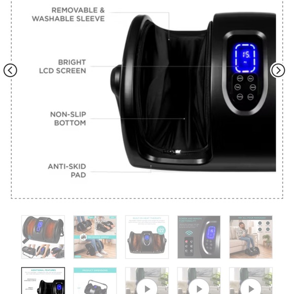 Best Choice Foot Massager Machine - Black - Picture 12 of 12